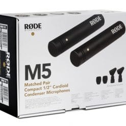 Rode m5 compact 1 2 condenser microphone pair
