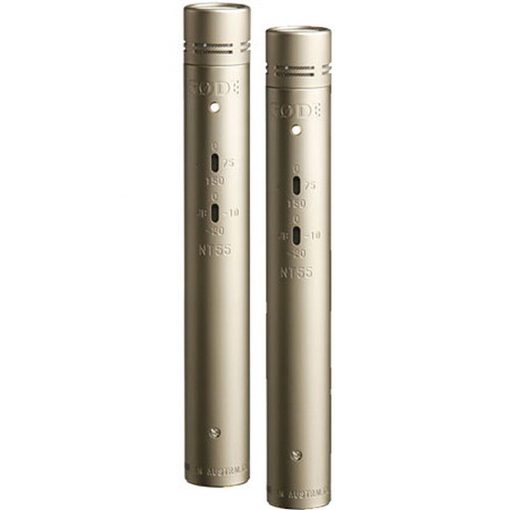 Rode nt55 compact condenser microphone pair