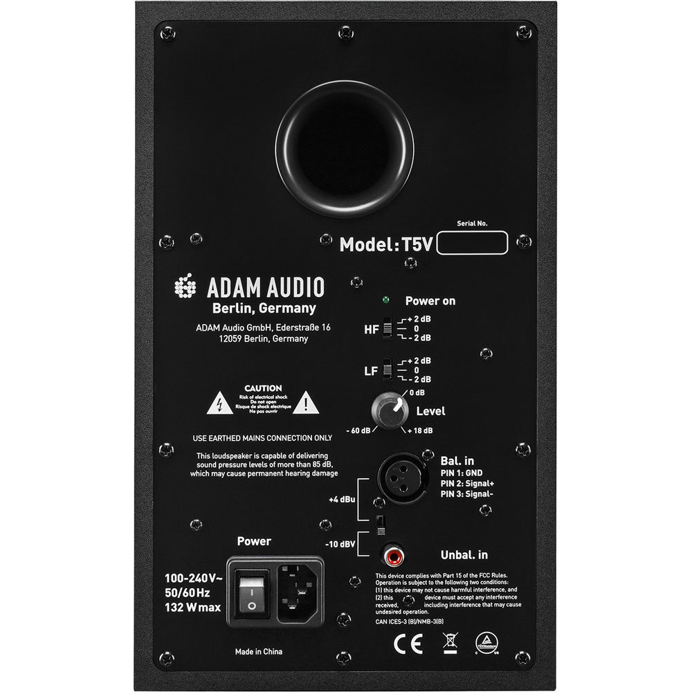 Adam Professional Audio T5V TSeries Active Nearfield Monitor (Single)