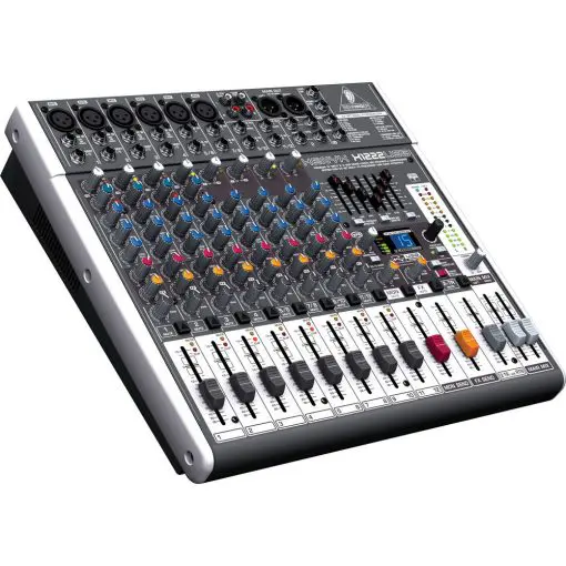 Behringer xenyx x1222 12 input usb audio mixer