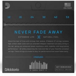 D'addario xtabr1253 xt 80/20 bronze light acoustic guitar string