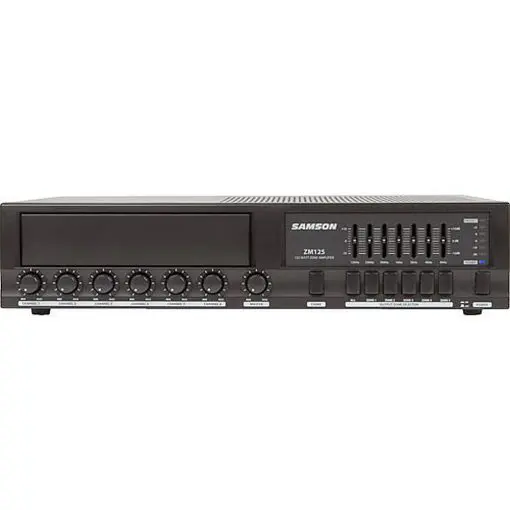 Samson zm125 zone mixer / amplifier 125w