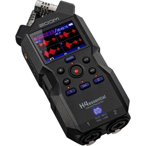 Zoom h6essential Zoom h4essential portable audio recorder