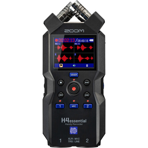 Zoom h6essential Zoom h4essential portable audio recorder