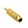 Stereo audio 1/8 to 1/4 male to female adaptor