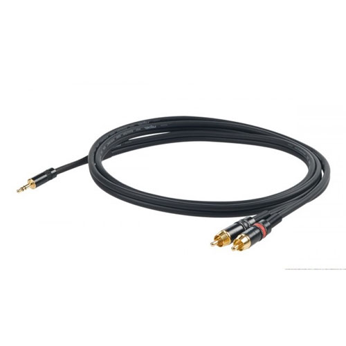Proel professional y cable mm stereo male