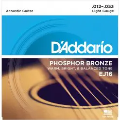 D'Addario EJ16 Phosphor Acoustic Guitar Strings