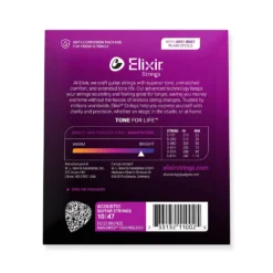 Elixir 11002 Bronze Acoustic Guitar Strings