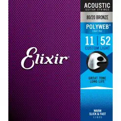 Elixir Strings Polyweb Acoustic Guitar Strings