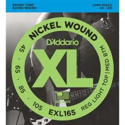 D'Addario EXL165 Round Regular Bass Strings