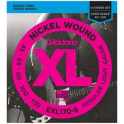D'Addario EXL170 5TP Nickel Long Bass Strings