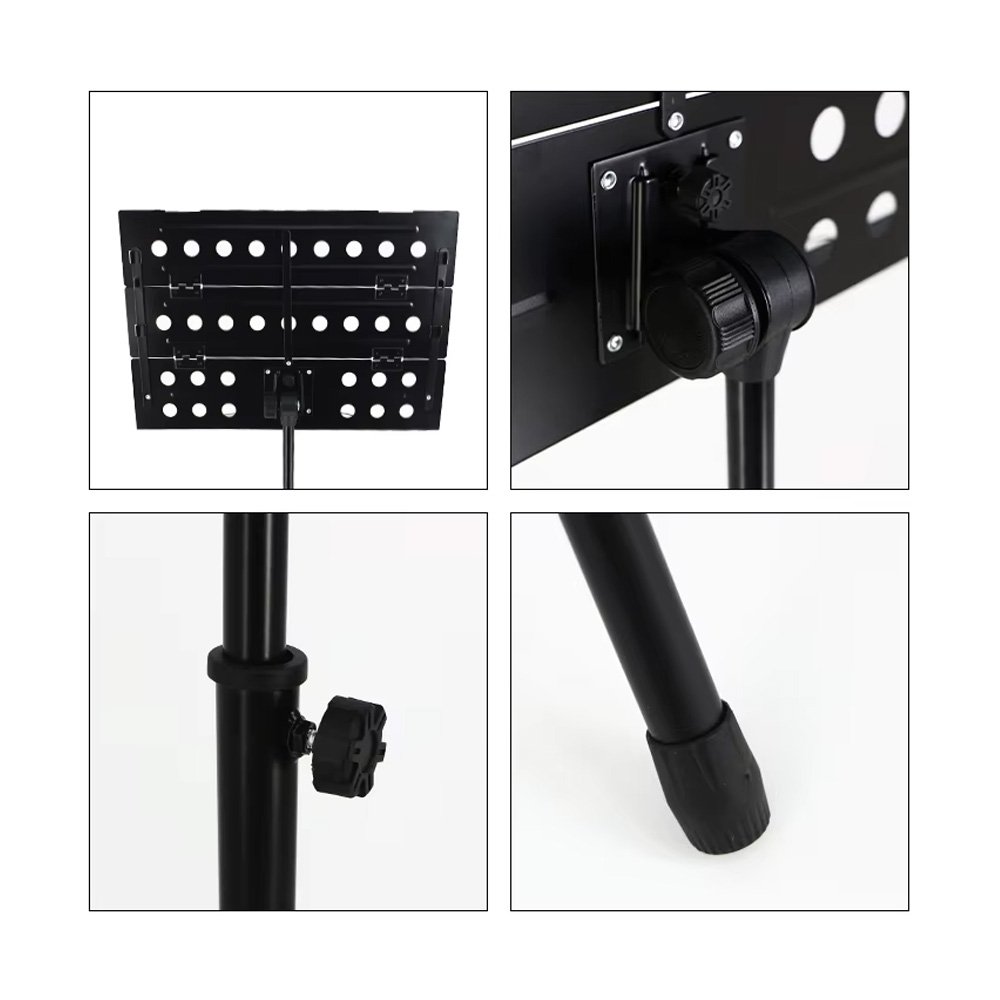 Hebikuo p-08a foldable metal sheet music stand
