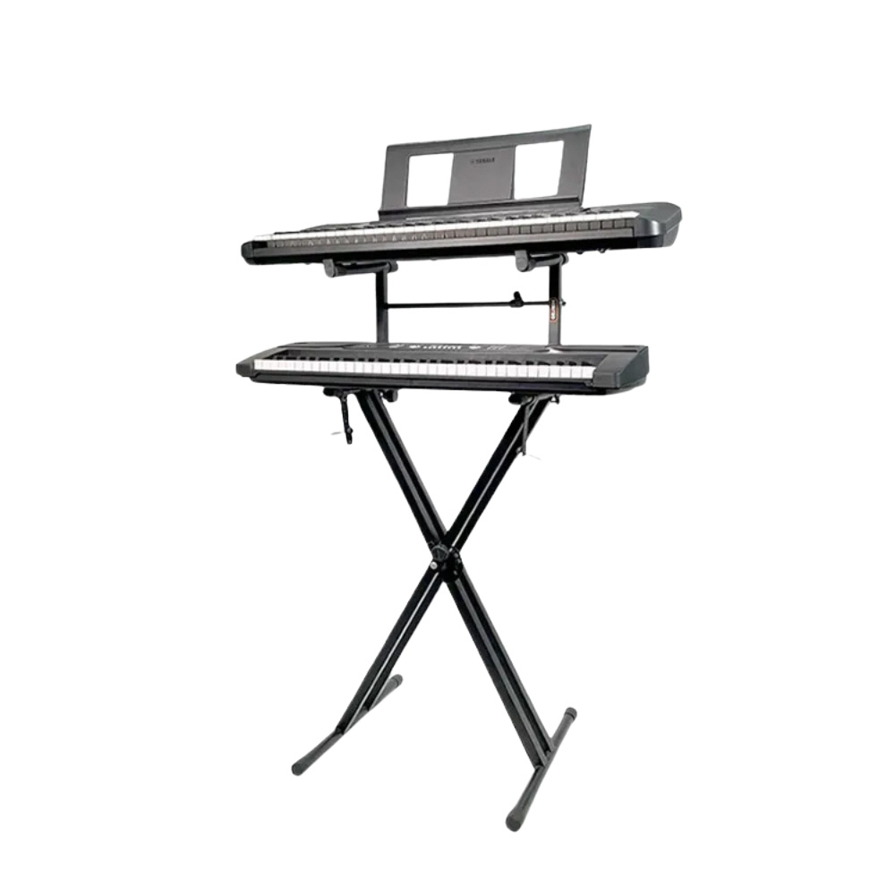 Hebikuo q-50 double tier keyboard stand