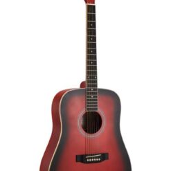 SX SD103K Acoustic Student Guitar Kit - Red