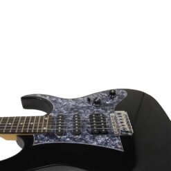 Enjoy superstrat electric guitar black