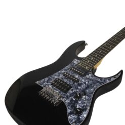 Enjoy superstrat electric guitar black