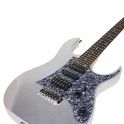 Enjoy KG-20-S HSH Superstrat Electric Guitar - Silver