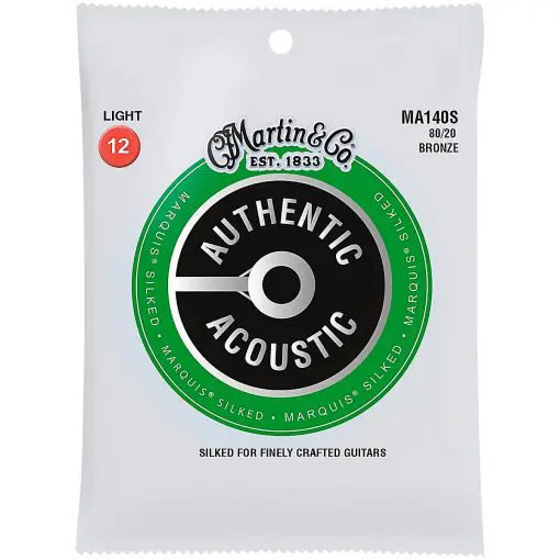 Martin ma140s acoustic silked guitar strings
