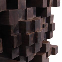 Wooden qr diffuser for acoustic treatment