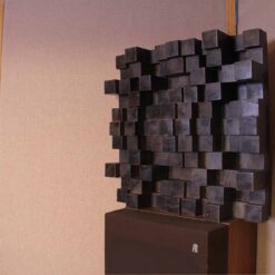Wooden qr diffuser for acoustic treatment