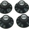 Fender 72 telecaster black volume knob
