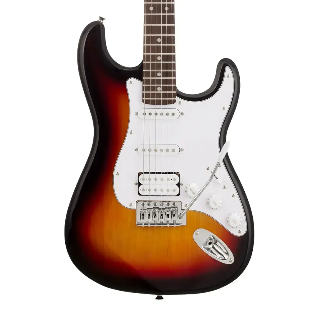 Sx se1 hss electric guitar package - sunburst