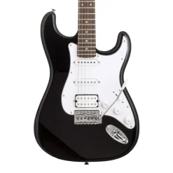 SX SE1 HSS Electric Guitar Package - Black