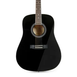 SX SD104G Acoustic Guitar - Black