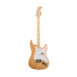 SX American Swamp Ash Electric Guitar - Natural