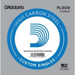 D'Addario PL009 Plain Steel Single string
