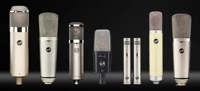Warmaudio microphones available at ion