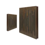Waveform acoustic diffuser panels